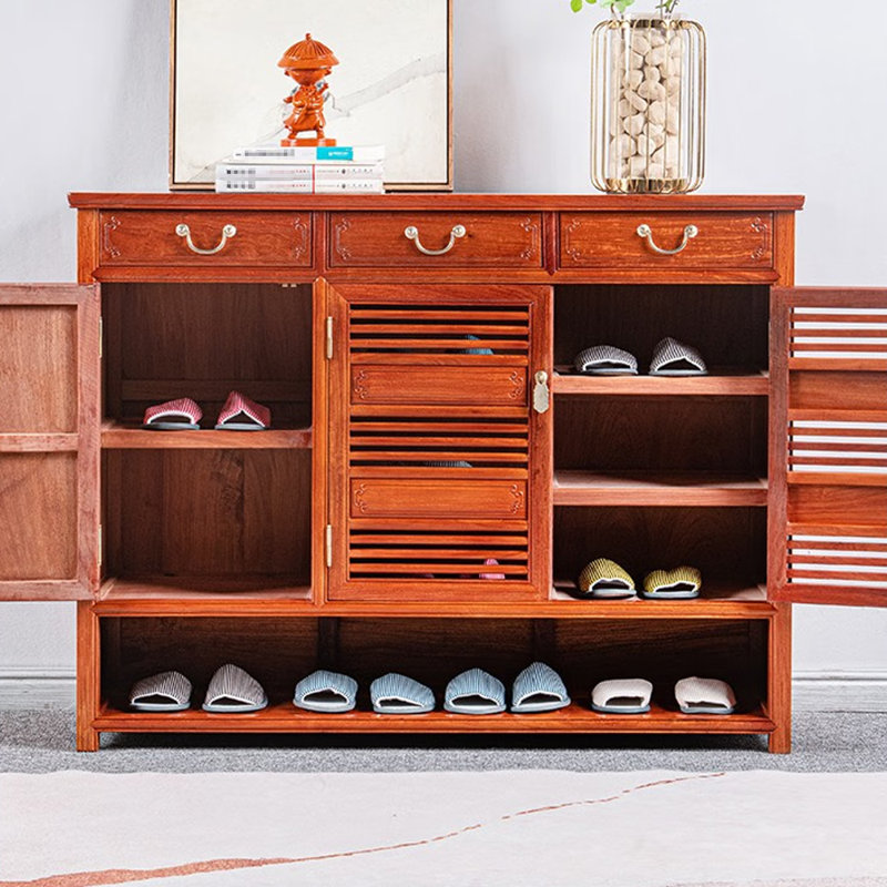High quality furniture storage shoe cabinet, 38.58" H x 50.39" W x 15.75" D
