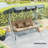 4-Piece Back and Seat Cushion Pillows Replacement and Pillows, Patio Chair Cushions Set with Ties, khaki-571722213