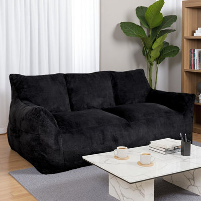 Canapé-causeuse, canapé-lit surdimensionné pour adultes, canapé paresseux moelleux avec rembourrage moelleux, grand canapé confortable, fauteuils pour petits espaces, appartement, dortoir