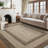 Machine Washable Non-Slip Non-Shedding Area Rugs for Living Room, Farmhouse Printed Braided Bordered Carpet, Stain Resistant Thin Foldable Floor Cover for Nursery Dining Room-950285190