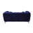 Atronia Blue Velvet Loveseat