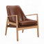Fauteuil avec structure en bois massif
