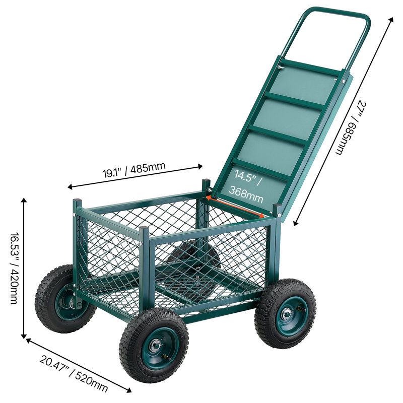 VEVOR Rolling Garden Seat