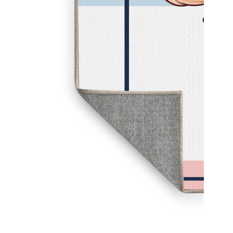 Tapis pour enfants East Urban Home, Rectangulaire 7 pi x 10 pi