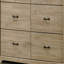 Commode 6 tiroirs l 57 po avec poignées noires-587601083