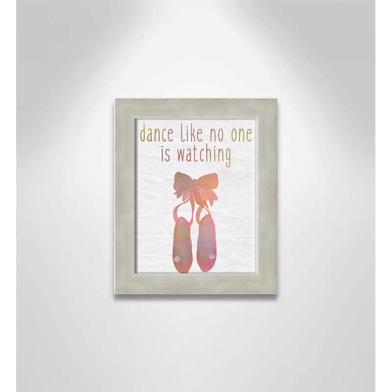 Danse, impression sur papier, H 10 po x l 8 po x P 0,6 po, Encadré plat argent chaud