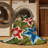 Machine Washable Botanical Brown Area Rug-668663544