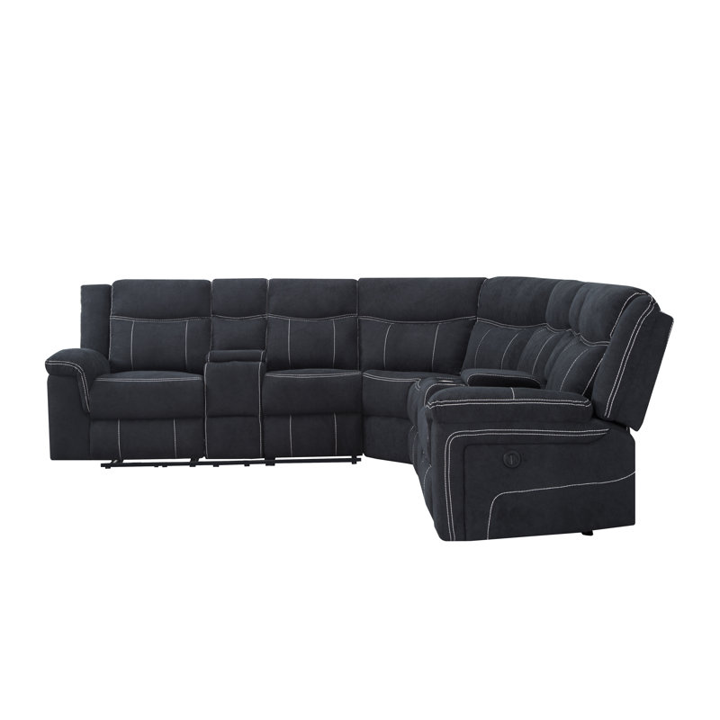 Canapé modulaire inclinable électrique 107,5 po