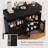 Coffee Bar Cabinet,Kitchen Storage Cabinet with 3 Drawers,Sideboard Buffet Cabinets with Ajustable Shelf,Wood Coffee Bar Table for Dinning Room/Living Room/Kitchen-2106089441