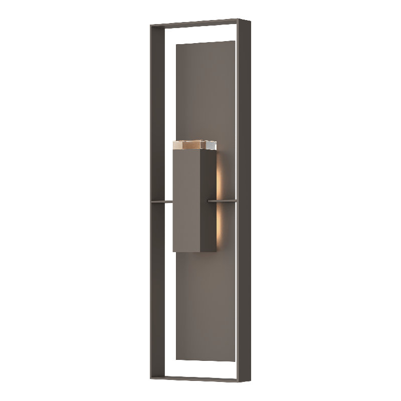 Shadow Box Flush Mount Outdoor Wall Sconce, Coastal Oil Rubbed Bronze, Coastal Bronze, No