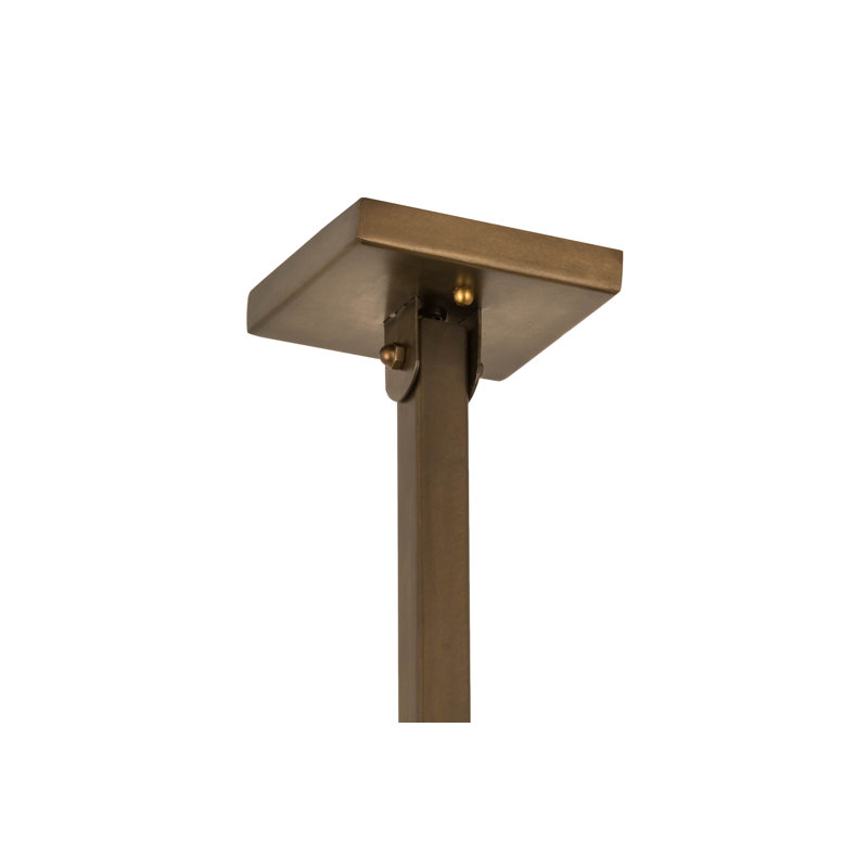 Rustic Lodge 3 - Light Pendant, Silver Mica