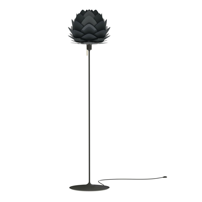 Aluvia 66.9'' Novelty Floor Lamp, Black, Graphite