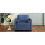 Lit de chaise ajustable - Velours bleu encre, ensemble de chaise 3 en 1