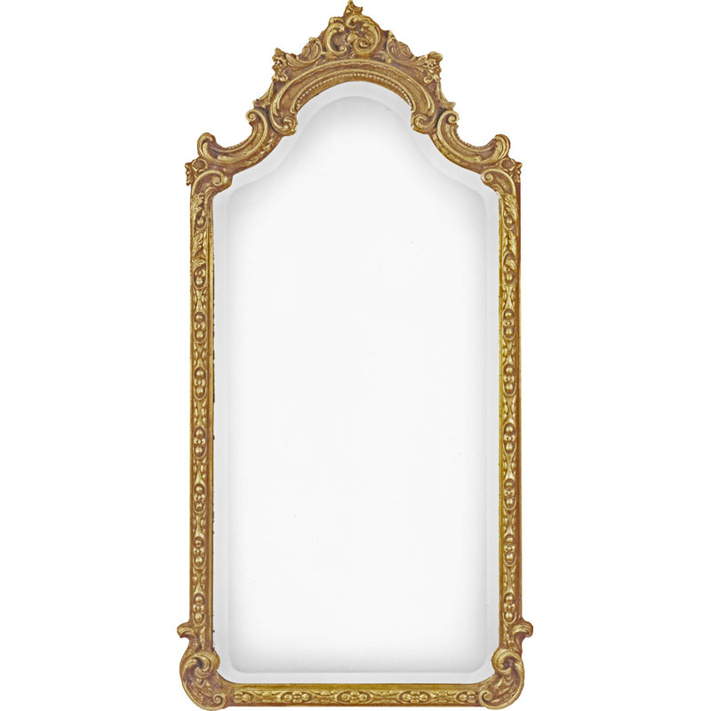 Flat Beveled Wall Mirror, 49" x 23"