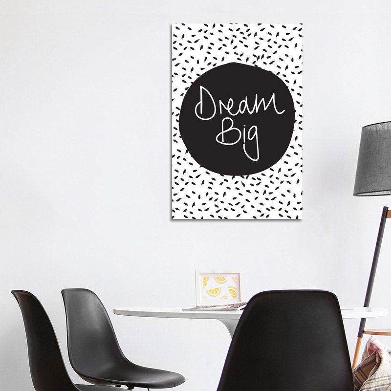 Dream Big 1 Piece Wrapped Canvas Wall Art, 101.6cm H x 66.04cm W x 1.91cm D