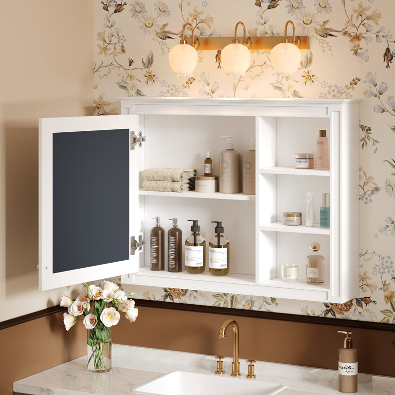 Armoire à pharmacie avec tablette ajustable l 36 po x P 6,7 po