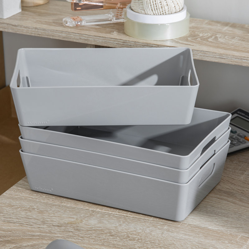 Wham Studio Basket Rectangular, Cool Grey
