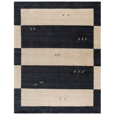 Santiago Handmade Wool Cream Rug