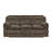 Roundhill Furniture Ardello Manual Reclining Sofa with Wide-Wale Corduroy Upholstery and Built-In Power Center, Chocolate