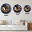 Horloge murale brune Ramen-1703504487