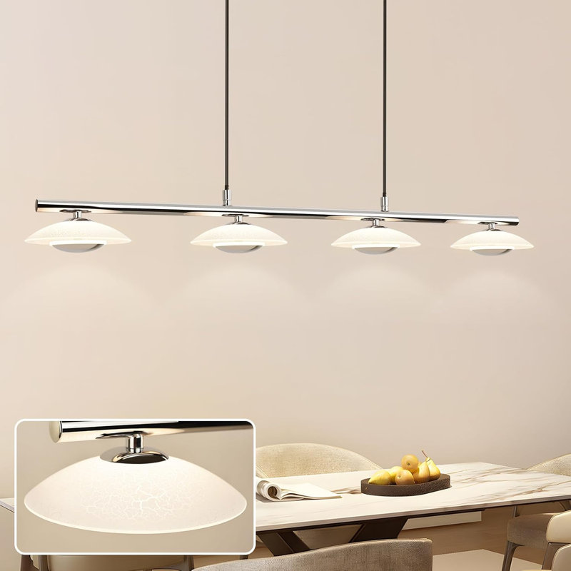 - Light Stainless Steel LED Pendant