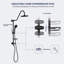 Robinet de douche avec valve brute