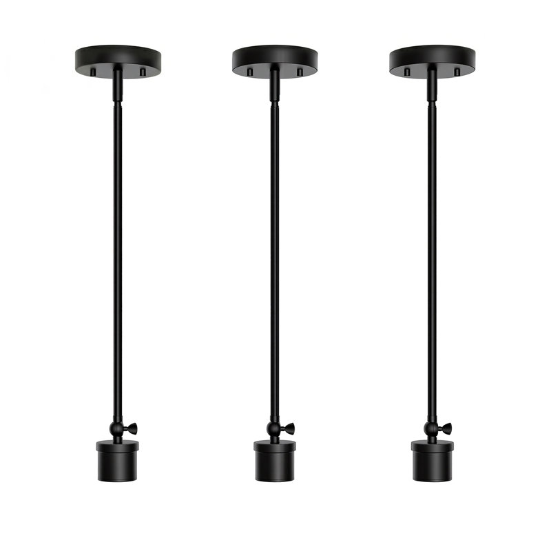 Accessoire de bras d'éclairage moderne noir