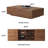 Ahijah 2 Piece Mid Century Modern Living Room Set: 70.87" Slatted TV Stand & Expandable Storage Coffee Table