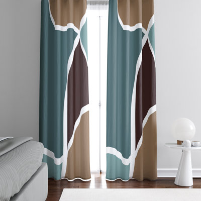 Semi Sheer Curtain Panel Pair