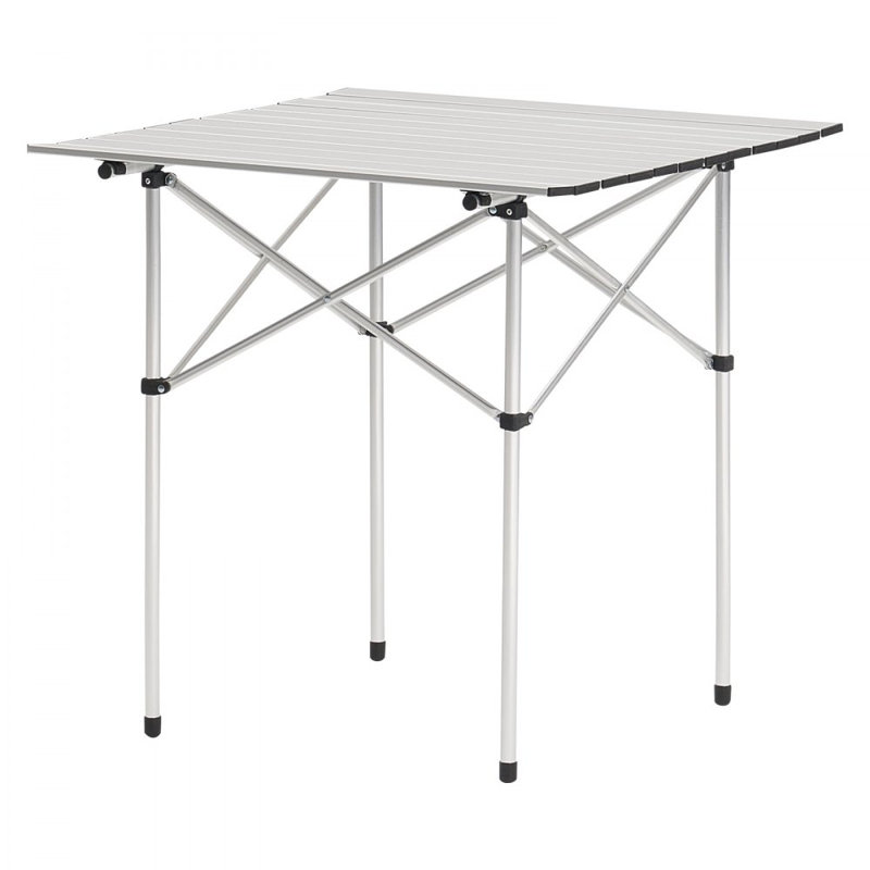 Table de camping pliante, tables d'appoint enroulables portables, petite table de plage légère en aluminium, compacte avec sac de transport, pour la cuisine en plein air, les fêtes d'avant-match, les grillades, les pique-niques, les voyages, l'argent