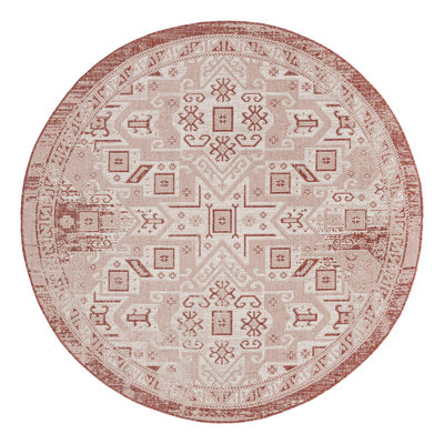 Tapis intérieur / extérieur bleu Allexis Southwestern