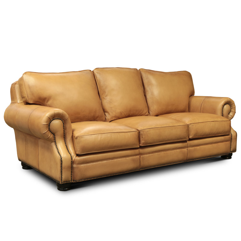 Royale Sofa, Espresso, Yes, Palomino (Maestro Artisano)