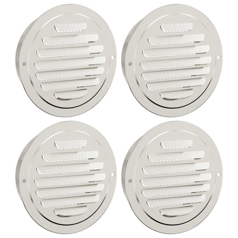 VidaXL Stainless Steel Vent Cover, 4cm H x 14cm W x 14cm D