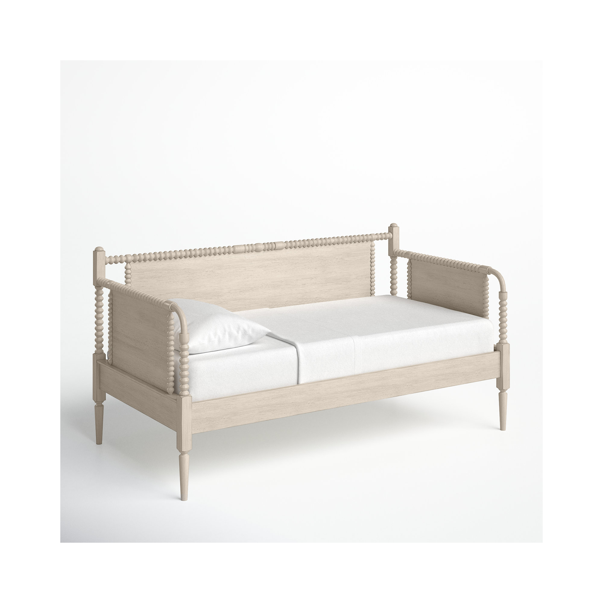 Delaria Turned Leg Daybed - Twin, Antique White