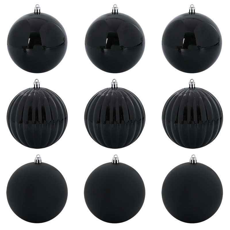 vidaXL Christmas Bauble XL, Black