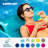 TRC Recreation Sunsation 1.75" Thick Foam Lounger Raft Pool Float-95982356
