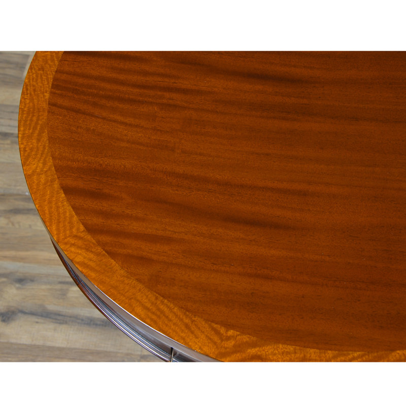 Solid Wood End Table with Storage