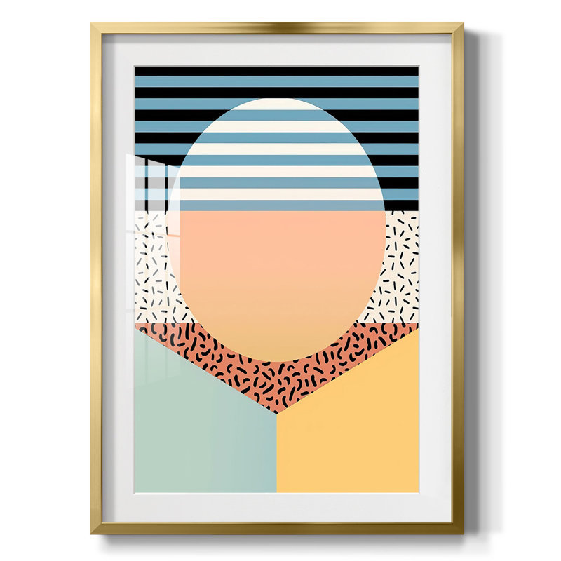 Modern Memphis III -Framed Print