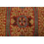 Tapis rouge noué à la main de conception unique 4 pi 0 po x 6 pi 8 po