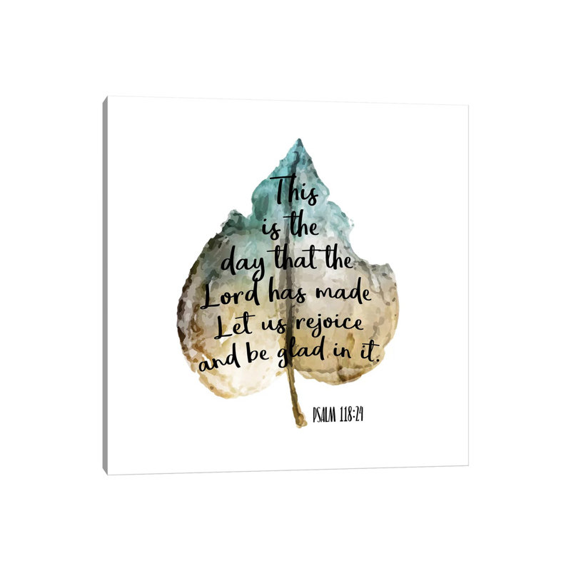 Psalm Leaf II by Kimberly Allen - Wrapped Canvas Print, 66.04 cm H x 66.04 cm W x 1.91 cm D