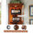 Nut-brown Solid Wood Display Cases