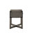 Arcadia Wood Finish X-Base End Table With Drawer Storage-814178371