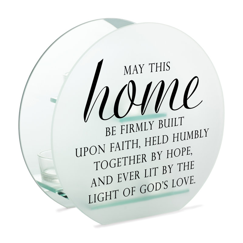 7 " Glass Tealight with Candle Included