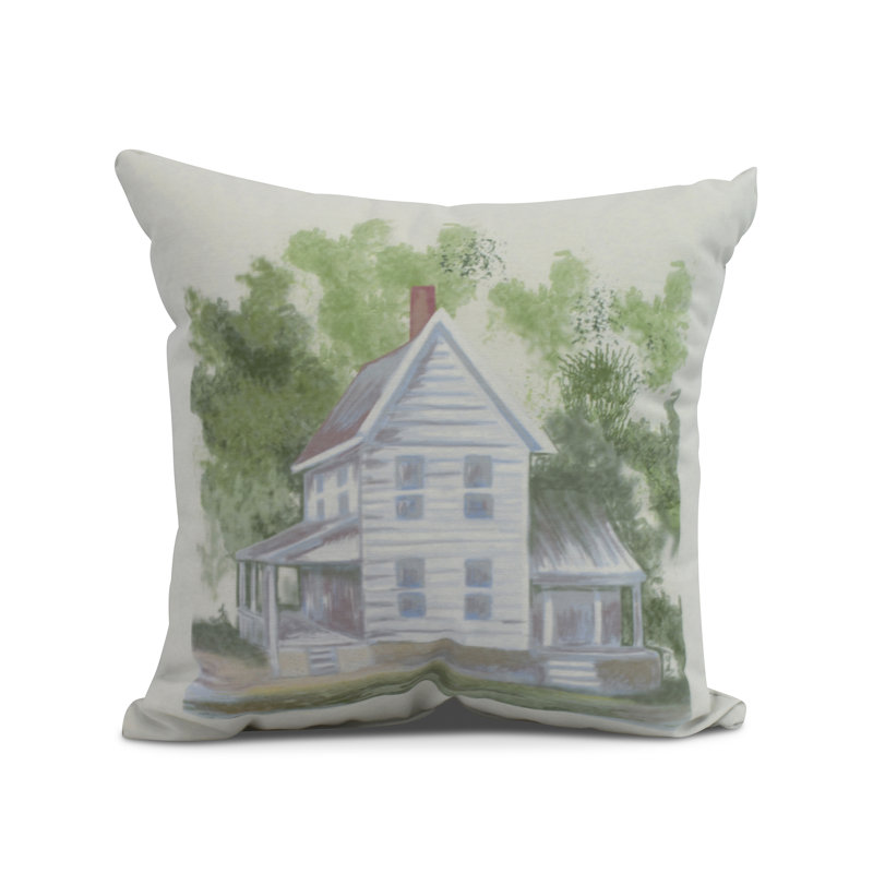 Housse et insert de coussin carré Farmers Market, Ivoire, 20 po x 20 po