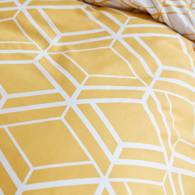 Network Geo Duvet Cover Set, 220 x 230cm Duvet Cover + 2 Standard Pillowcases