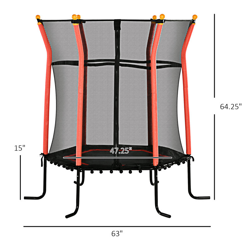 Trampoline Soozier pour enfants avec filet