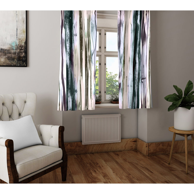 Dansky Semi Sheer Curtain Pair, 40" W x 61" L