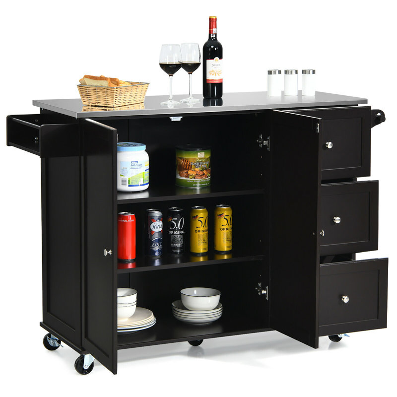 Sanford Kitchen Island, Coffee