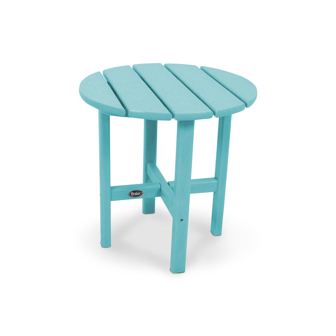 POLYWOOD Cape Cod Round 18" Side Table Trex Outdoor 