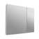 30'' W x 26'' H Surface Frameless Medicine Cabinet with Mirror and 2 Adjustable Shelves